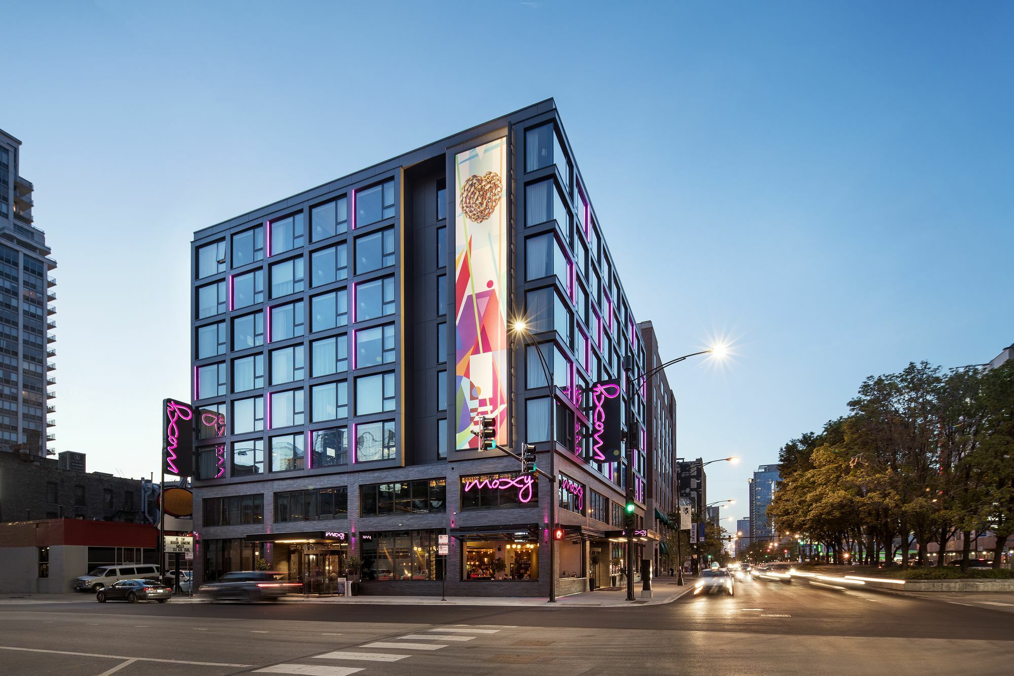 Готель Moxy Chicago Downtown Екстер'єр фото